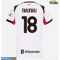 AC Milan Christopher Nkunku #18 Auswärtstrikot Frauen 2025-26 Kurzarm